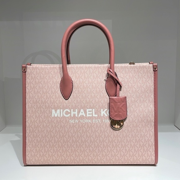 MICHAEL KORS 💕 Mirella Medium Tote bag Pink - Picture 1 of 7